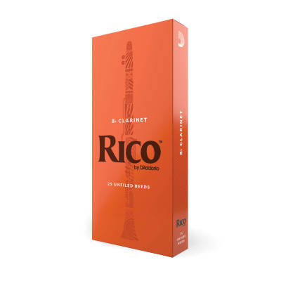 RICO by DAddario - RCA2525 - Clarinet Reeds 2 1/2