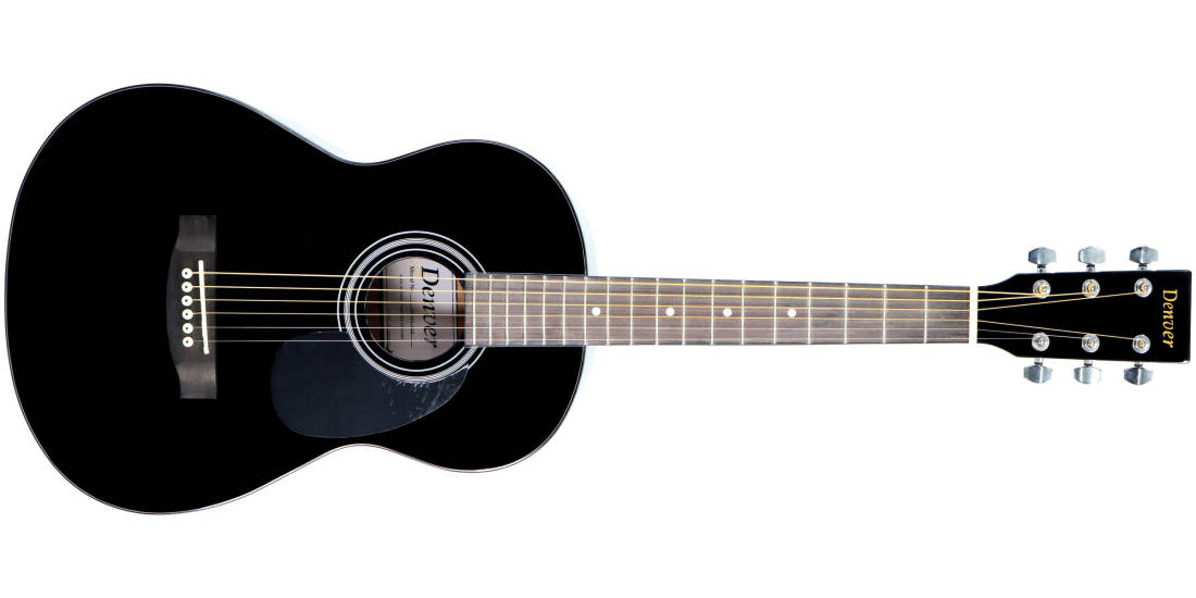 Acoustic Guitar - 3/4 Size - Black