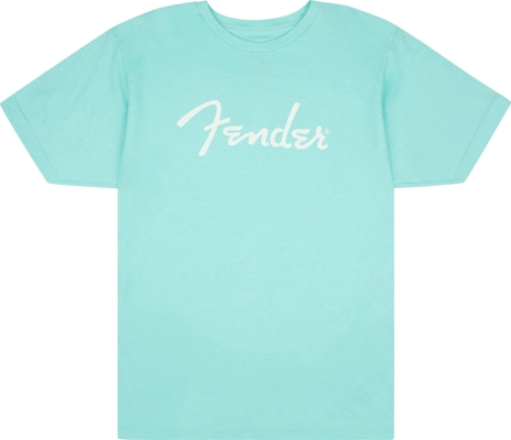 Fender - Fender Spaghetti Logo T-Shirt, Daphne Blue