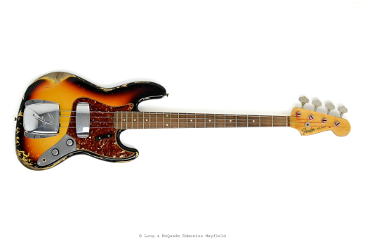 Fender Custom Shop - 1960 Jazz Bass Heavy Relic - 3-Colour Sunburst