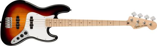 Squier - Affinity Series Jazz Bass, Maple Fingerboard - 3-Colour Sunburst