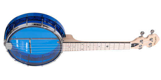 Gold Tone - Little Gem See-Through Banjo-Ukulele - Sapphire