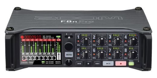 Zoom - F8n Pro 8 Input/10 Track Field Recorder