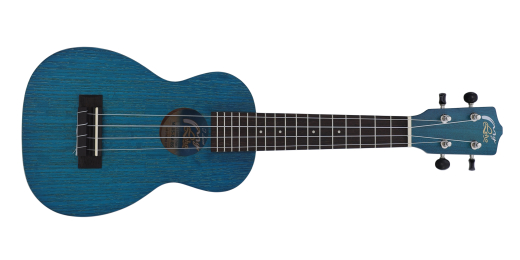 Leho - Xtreme Mahogany Soprano Ukulele - Blue Sea