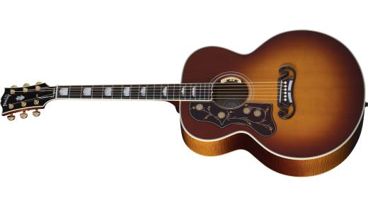 Gibson - SJ-200 Standard Acoustic/Electric Guitar, Left-Handed - Autumnburst