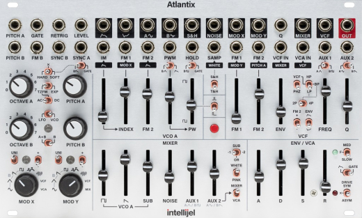 Intellijel - Atlantix Dual-Oscillator Subtractive Analog Synth Voice Eurorack Module