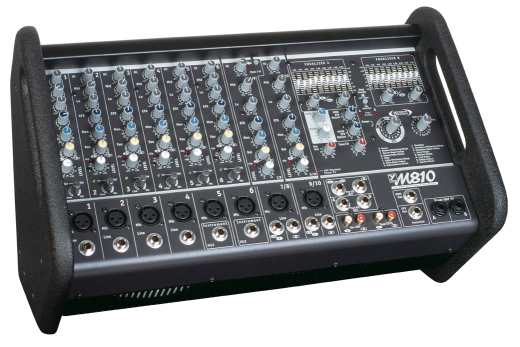 Micromix 800-Watt Stereo 10 Channel Powered Mixer