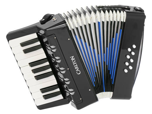 Carlton - Childrens Chromatic Piano Accordion - Black