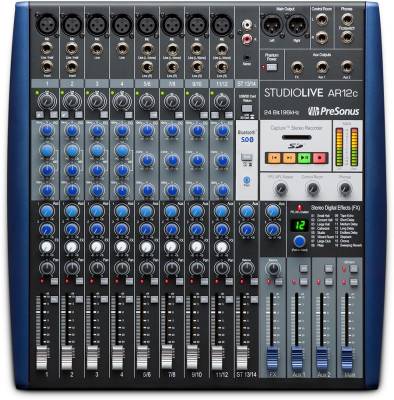 PreSonus - StudioLive AR12c USB 12-channel Hybrid Performance and Recording Mixer