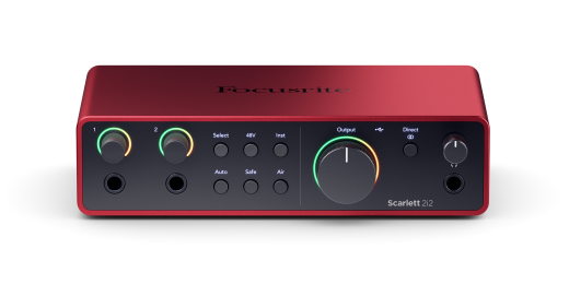 Focusrite - Scarlett 2i2 4th Gen USB-C Audio Interface