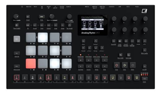 Elektron - Analog Rytm MKII 8-Voice Analog Drum Machine & Sampler