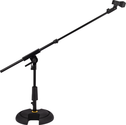 Hercules Stands - Low Profile Microphone Stand with Telescopic Boom Arm