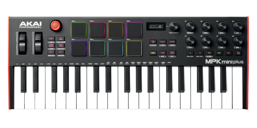 Akai - MPK Mini Plus 37-key MPK Mini Keyboard with Advanced Connections and Controls