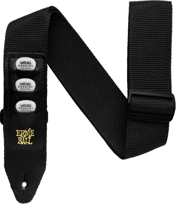 Ernie Ball - 2 Pickholder Strap - Black