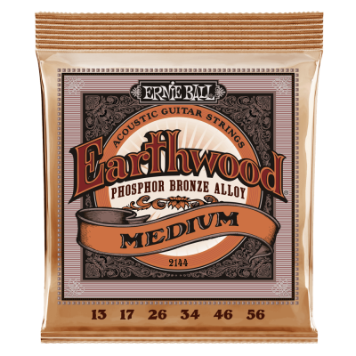 Ernie Ball - Earthwood Medium Phosphor Bronze Acoustic Guitar Strings