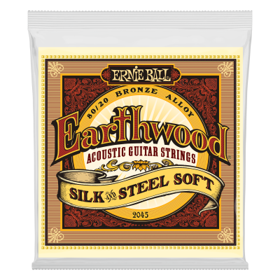 Ernie Ball - Earthwood Silk & Steel 80/20 Bronze Acoustic Strings 11-52